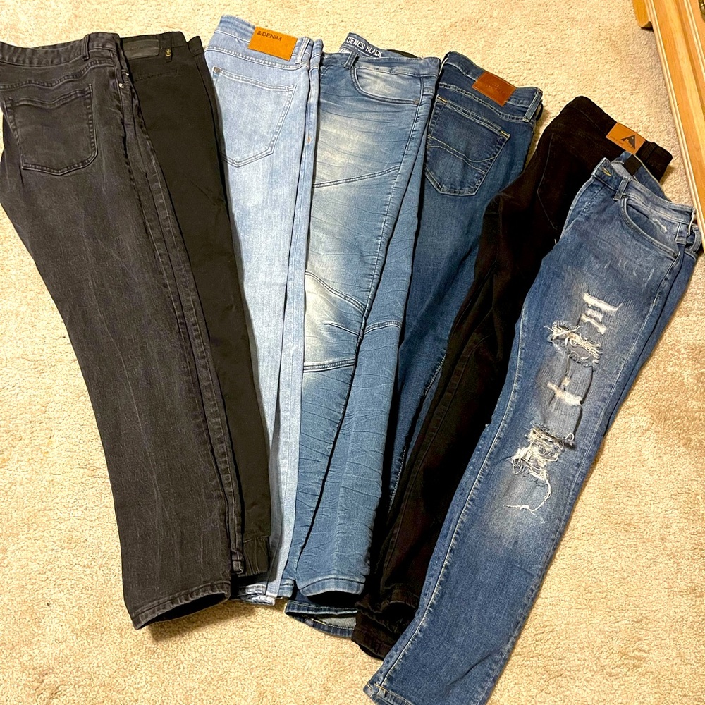 Mens jeans (large lot)